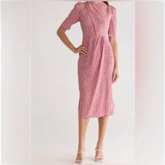 Equipment Dresses & Skirts - EQUIPMENT Aveline Geometric Cutout Midi Dress | NWT | Size 8